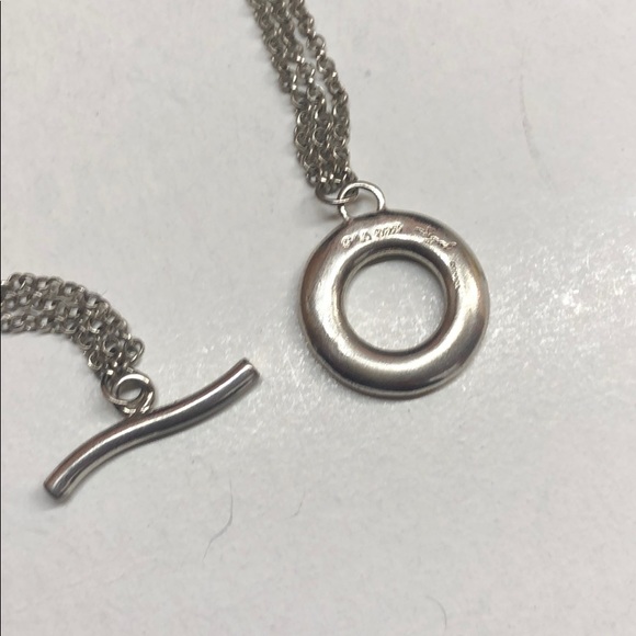 Estate David Sigal CA 925 STERLING Toggle Necklace - Picture 3 of 6